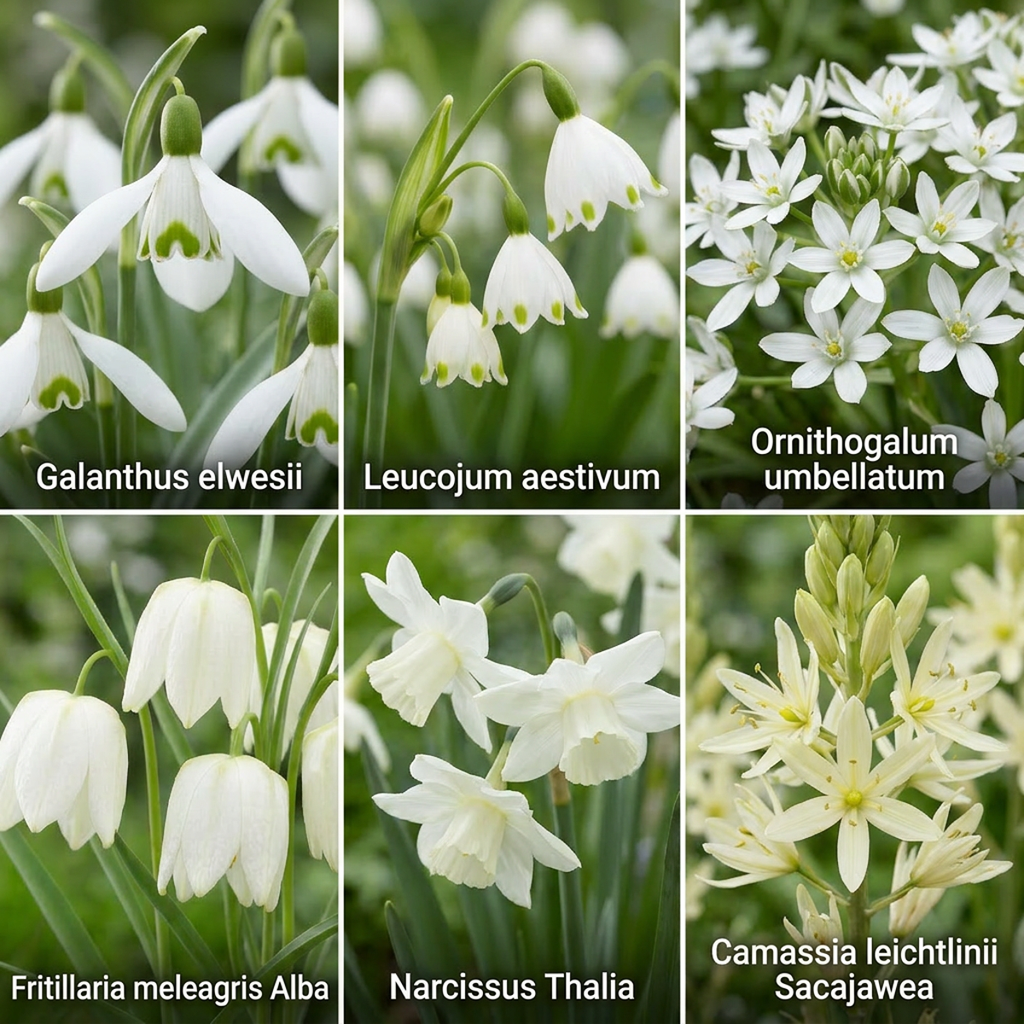 AQUA BULBS White Mix - Witte Bloembollen