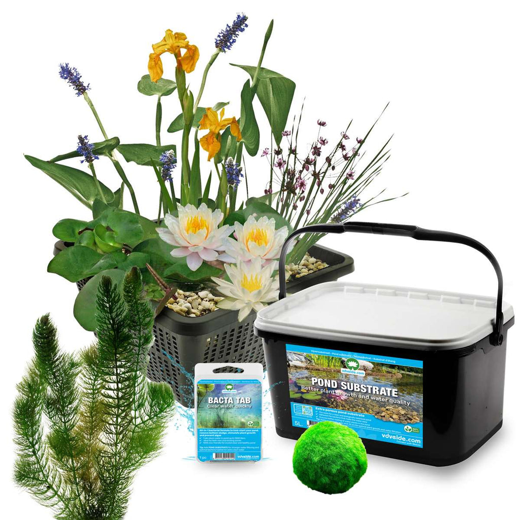 Compleet Vijverpakket Wit 25-90L
