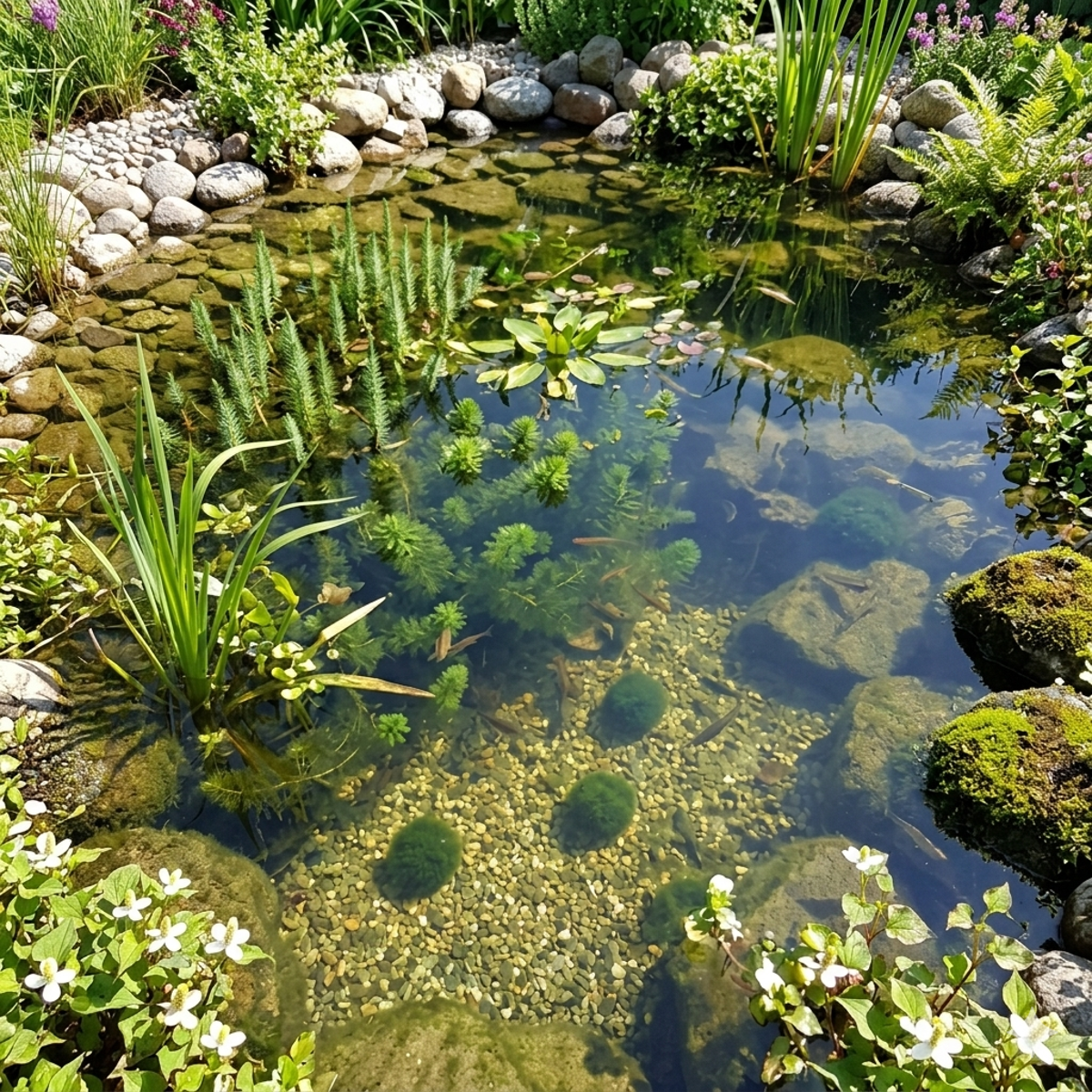 Zuurstofplanten Pakket tegen Groen Water 100-400L