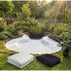 PVC Vijverfolie 6x5m + Beschermdoek