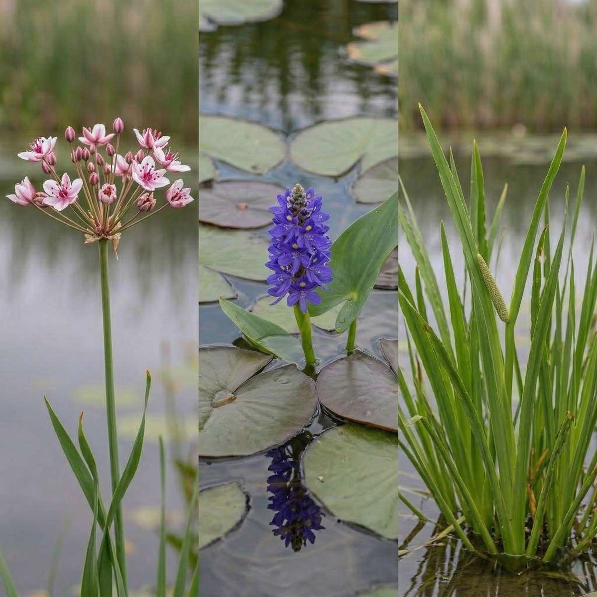Set 3 Waterplanten
