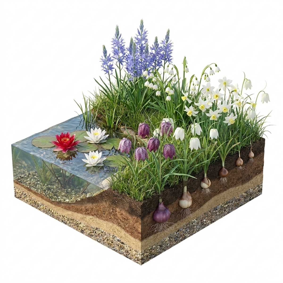 AQUA BULBS Wild Mix - Kievitsbloem Bloembollen