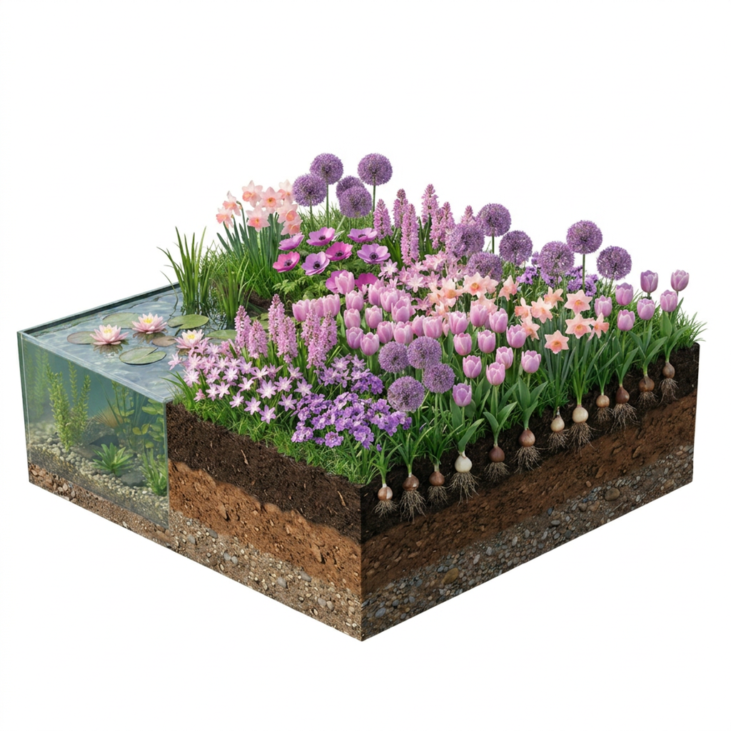 AQUA BULBS Pink Mix - Roze Bloembollen